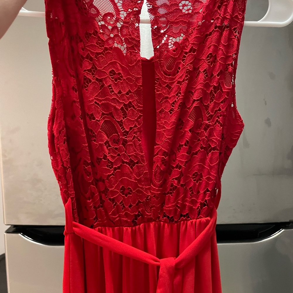 Red dress very comfy